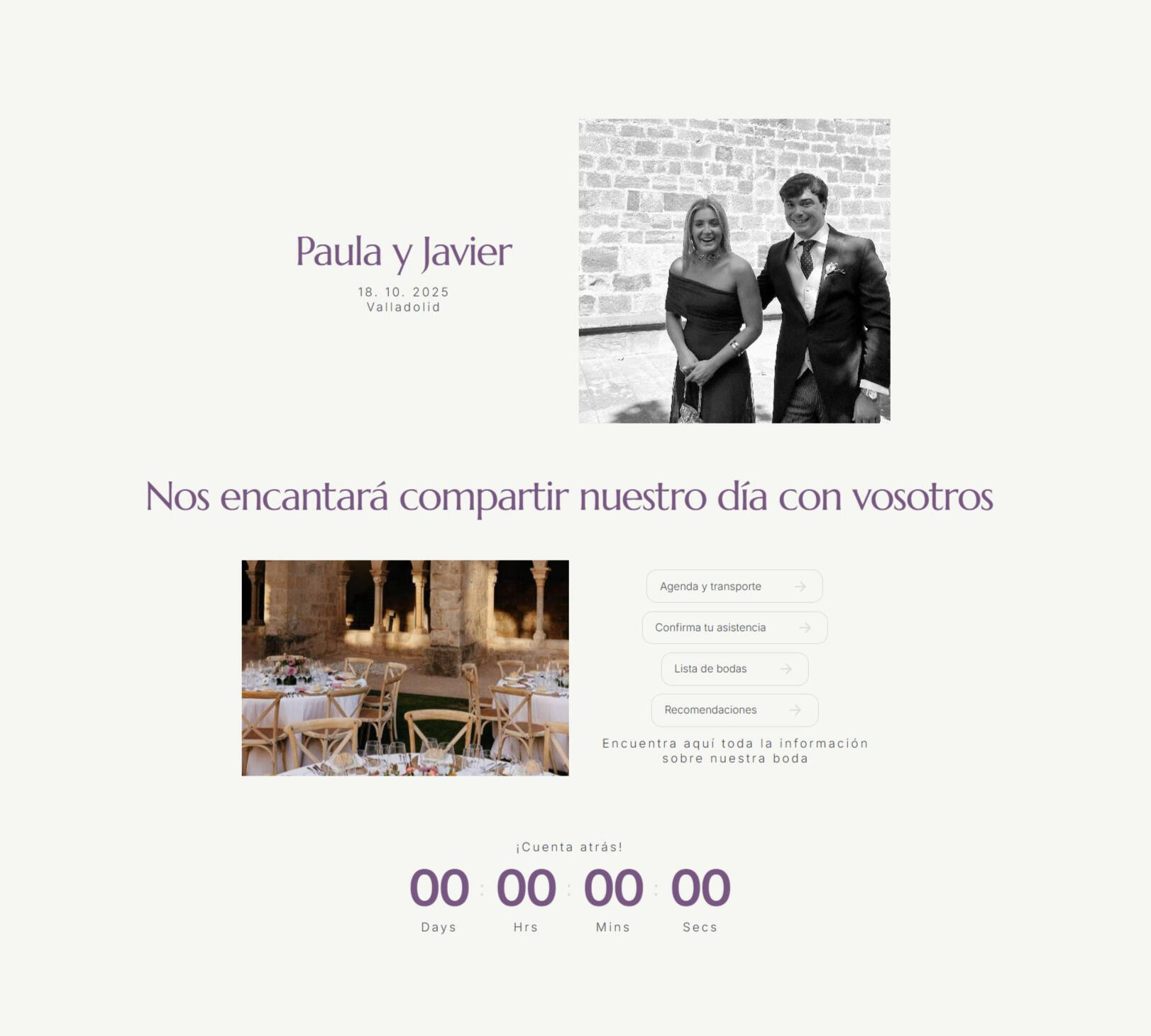 Boda de Paula y Javier